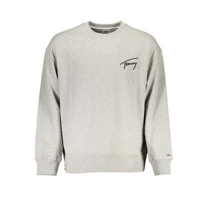 Tommy Hilfiger Grauer Baumwollpullover für Herren