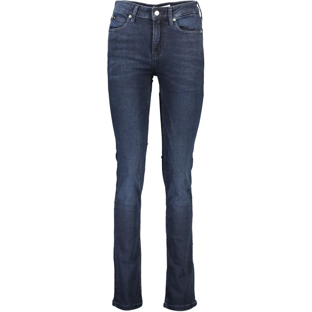 Calvin Klein Blaue Baumwolljeans für Damen