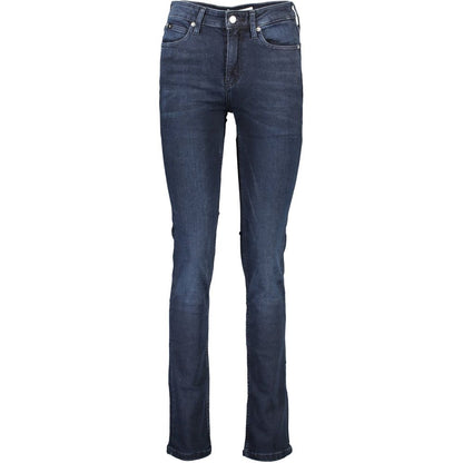 Calvin Klein Blaue Baumwolljeans für Damen