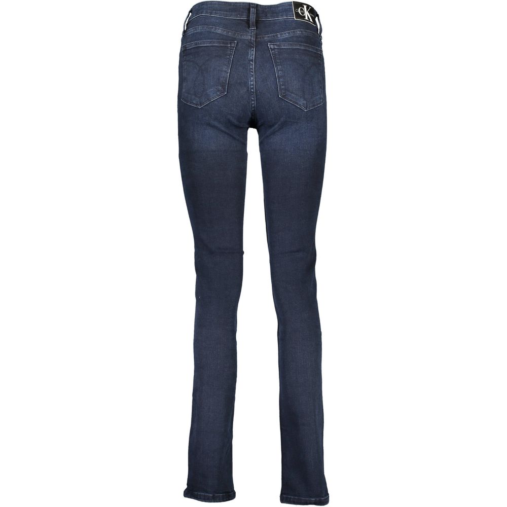 Calvin Klein Blaue Baumwolljeans für Damen