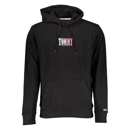 Tommy Hilfiger – Schwarzer Baumwollpullover für Herren