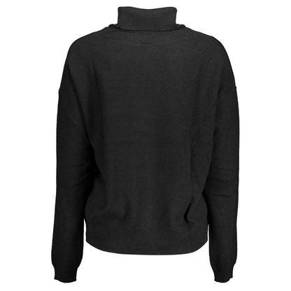 US POLO ASSN. Schwarzer Wollpullover für Damen