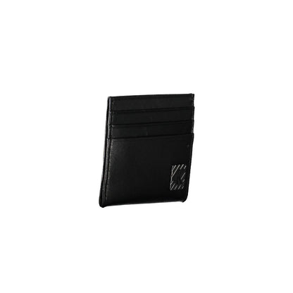 Calvin Klein Herren-Geldbörse aus schwarzem Leder
