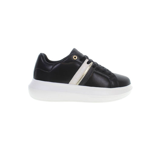 US POLO ASSN. Schwarze Polyester-Damen-Sneaker
