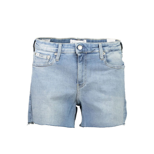 Calvin Klein Blaue Baumwollshorts für Damen