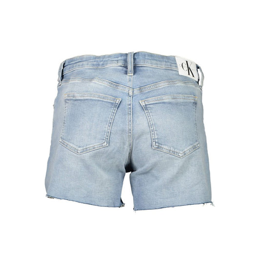 Calvin Klein Blaue Baumwollshorts für Damen