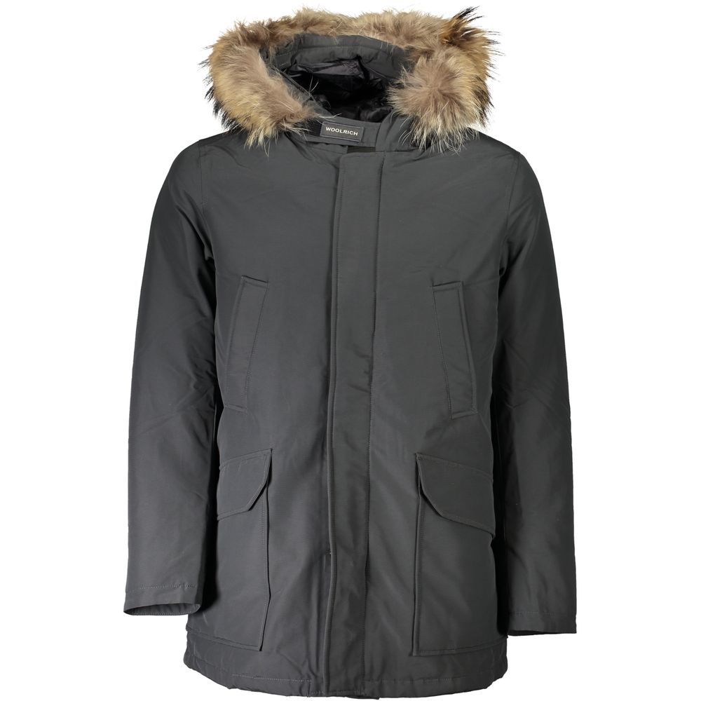 Woolrich Graue Baumwolljacke für Herren