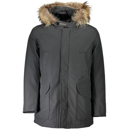 Woolrich Graue Baumwolljacke für Herren