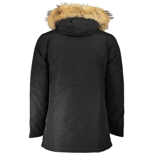 Woolrich Schwarze Baumwolljacke für Herren