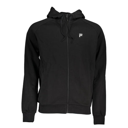 Fila Schwarzer Baumwollpullover für Herren