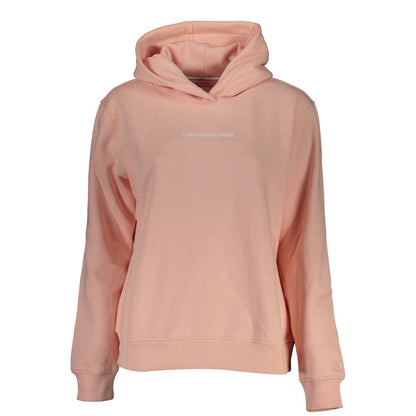 Calvin Klein Damen Kapuzenpullover aus rosa Baumwolle