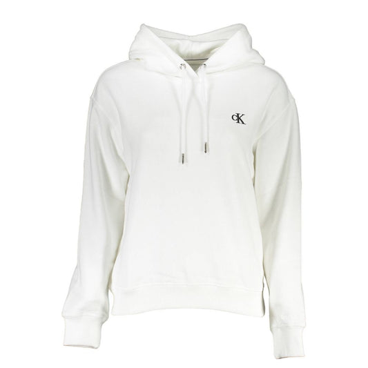 Calvin Klein Weißer Baumwollpullover für Damen