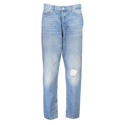 Calvin Klein Blaue Baumwolljeans für Damen