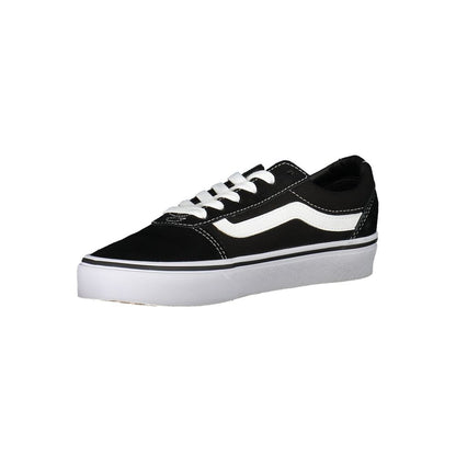 Vans – Schwarze Polyester-Sneaker