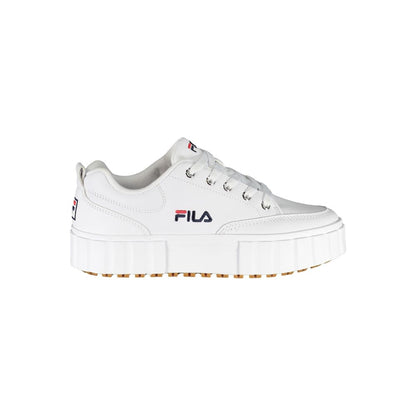 Fila Chic – Weiße Keilsneaker mit Stickerei