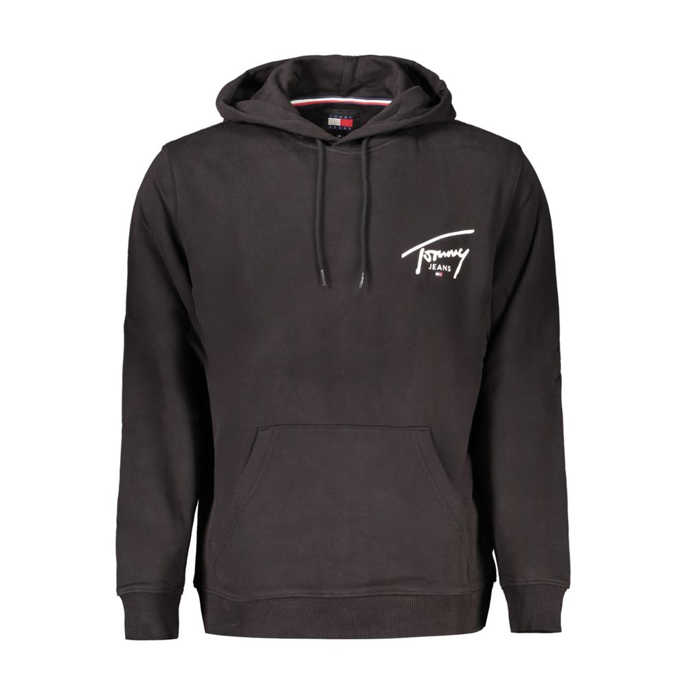 Tommy Hilfiger – Schwarzer Baumwollpullover für Herren