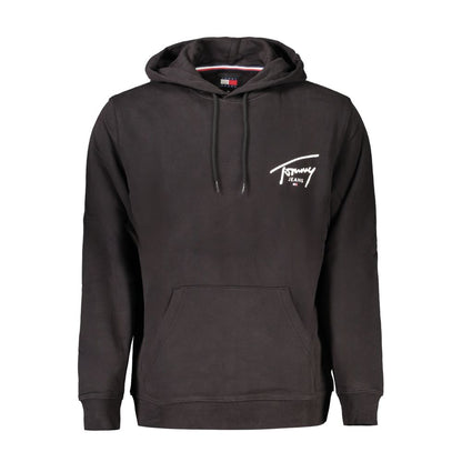 Tommy Hilfiger – Schwarzer Baumwollpullover für Herren