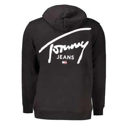 Tommy Hilfiger – Schwarzer Baumwollpullover für Herren