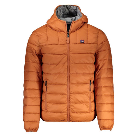 Norwegen 1963 Orange Polyamid Herrenjacke