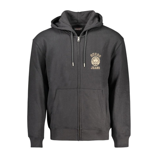 Guess Jeans Schwarzer Baumwollpullover für Herren