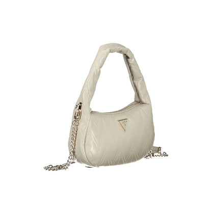 Guess Jeans Graue Baumwoll-Damenhandtasche