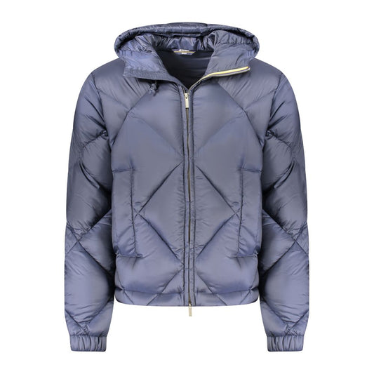 K-WAY Blaue Polyester-Herrenjacke