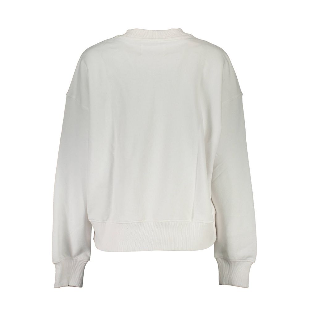 Calvin Klein Weißer Baumwollpullover für Damen