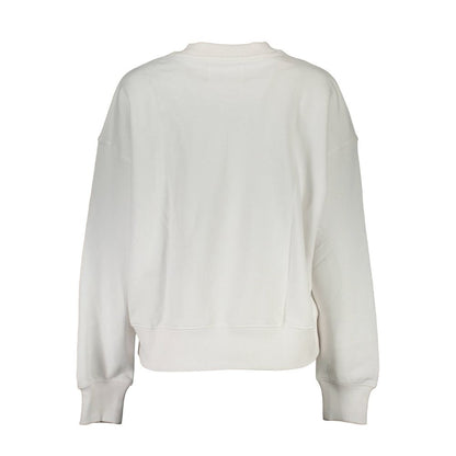 Calvin Klein Weißer Baumwollpullover für Damen