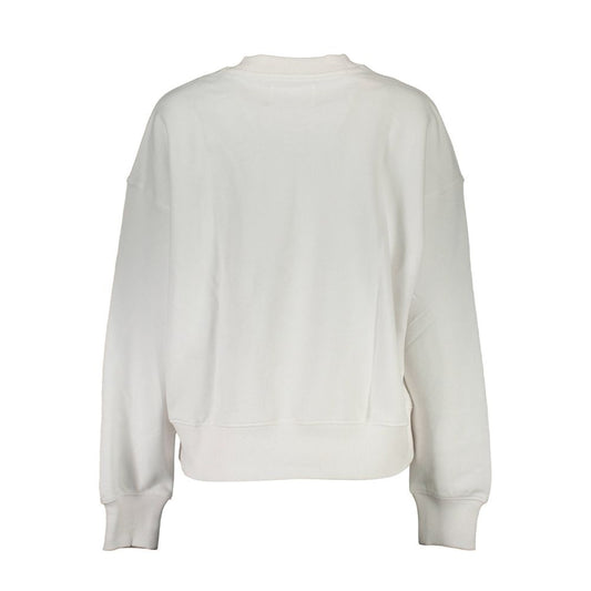 Calvin Klein Weißer Baumwollpullover für Damen