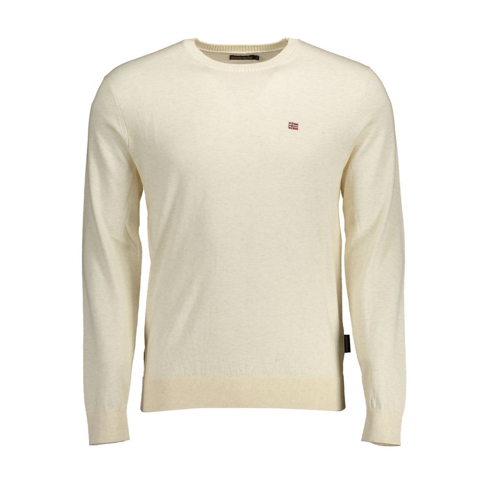 Napapijri Beige Herrenpullover aus Baumwolle