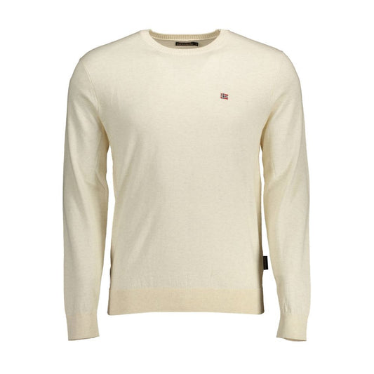 Napapijri Beige Herrenpullover aus Baumwolle