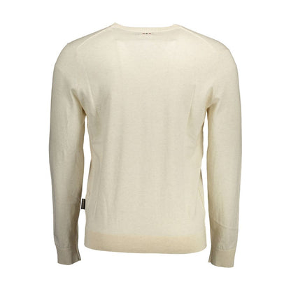 Napapijri Beige Herrenpullover aus Baumwolle