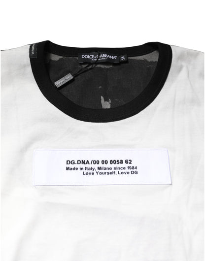 Dolce & Gabbana Multicolor Camouflage Crew Neck T-shirt