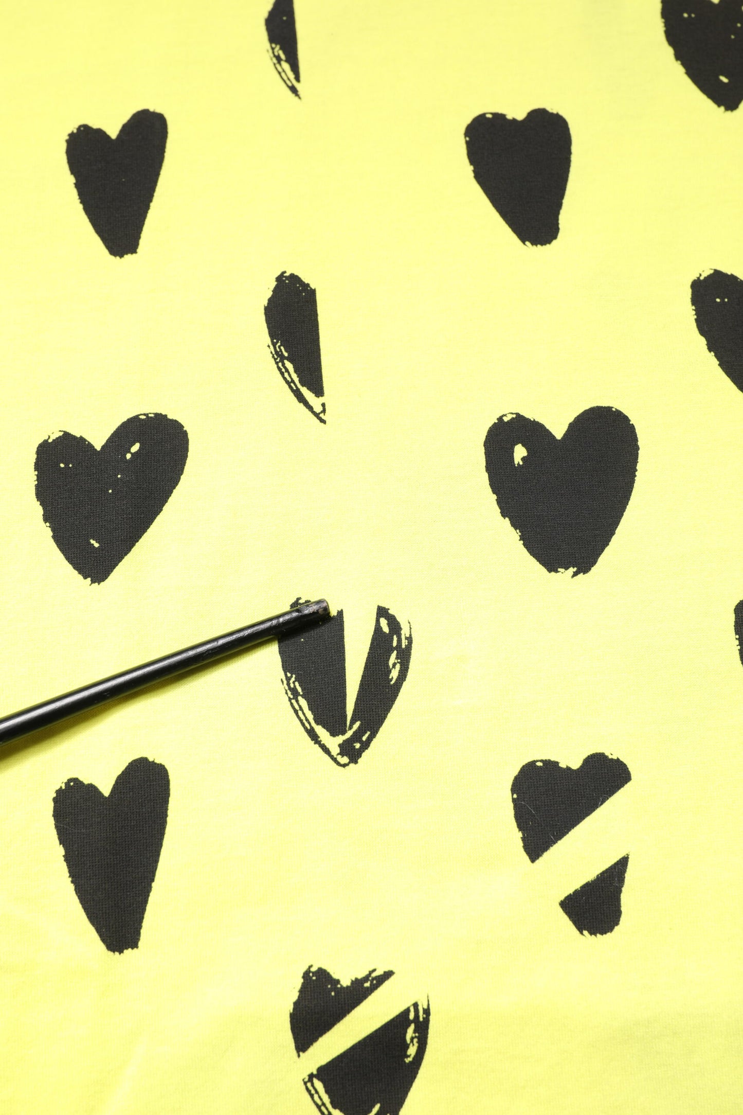 Dolce &amp; Gabbana – Ärmelloses T-Shirt aus gelber Baumwolle mit DG-Herz