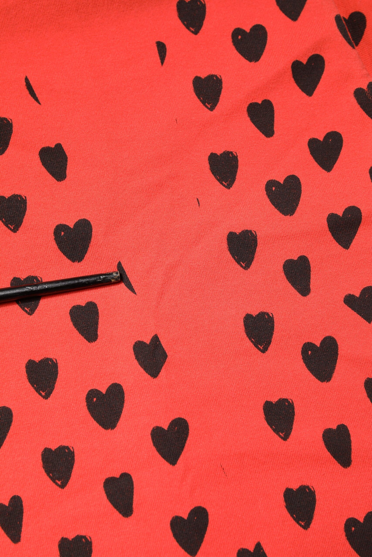 Dolce &amp; Gabbana Rotes ärmelloses T-Shirt aus Baumwolle mit DG-Herzlogo