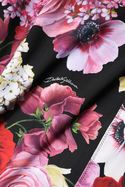 Dolce &amp; Gabbana Mehrfarbiges Ortensia Patchwork-Etuikleid