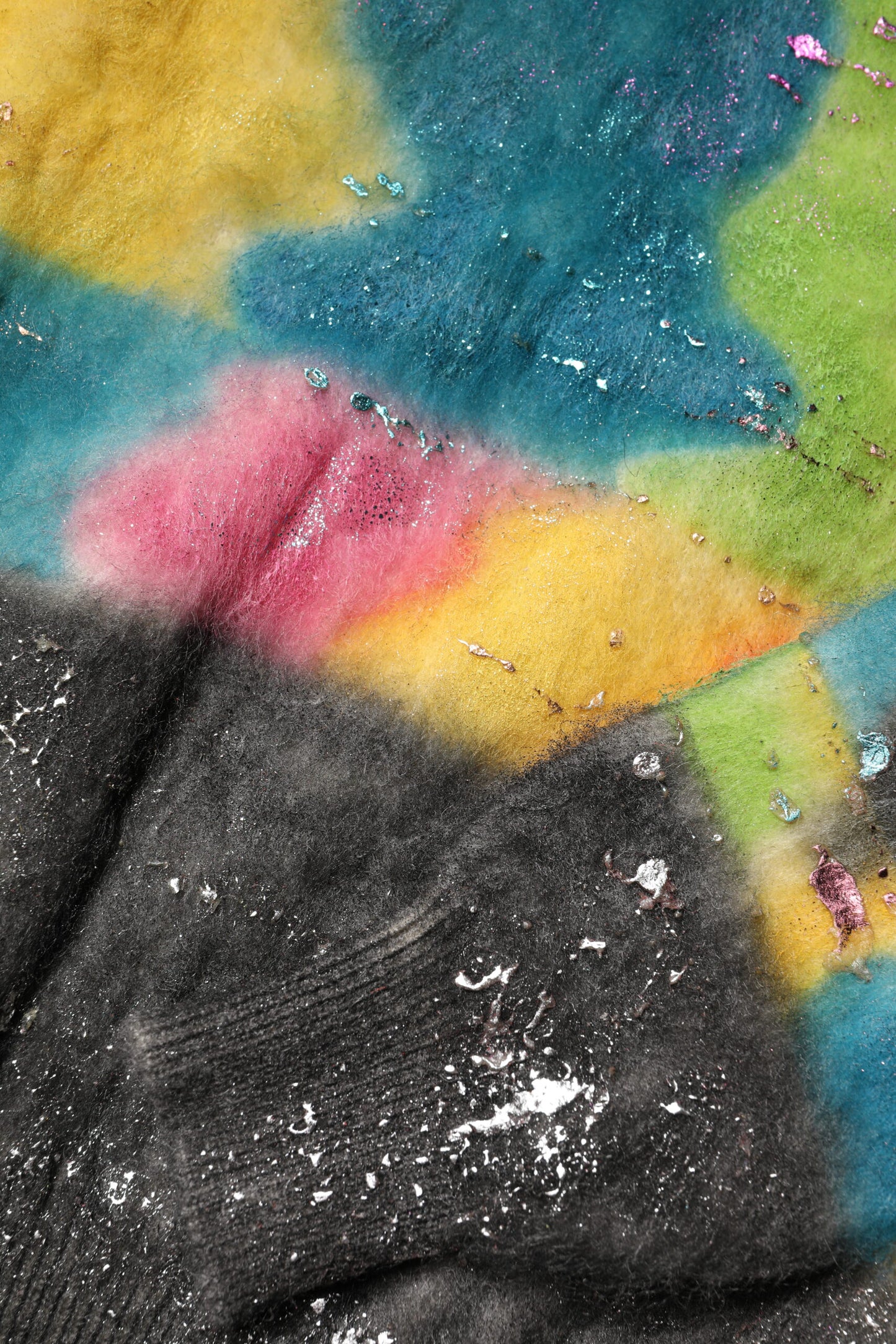 Dolce &amp; Gabbana Mehrfarbiger Rollkragenpullover aus Mohair