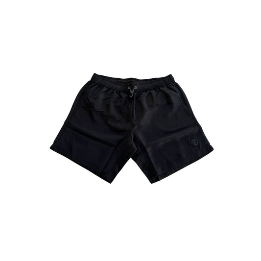 Trussardi Beachwear Schwarze Polyester-Badeshorts für Herren