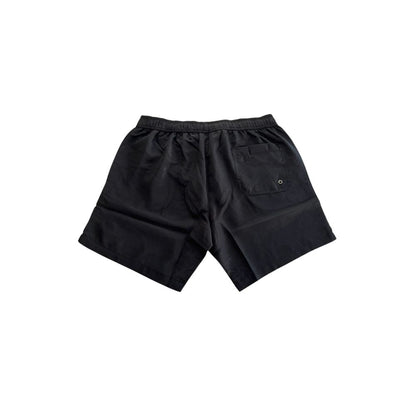Trussardi Beachwear Schwarze Polyester-Badeshorts für Herren