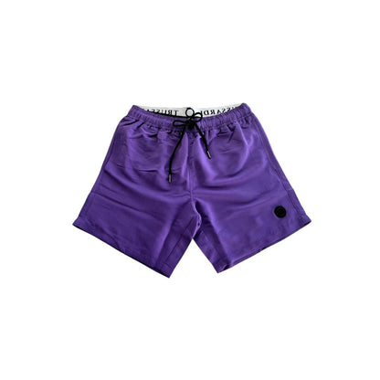 Trussardi Beachwear Lila Polyester Herren Badeshorts