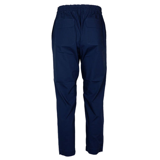 Alpha Studio Blaue Baumwollhose für Herren
