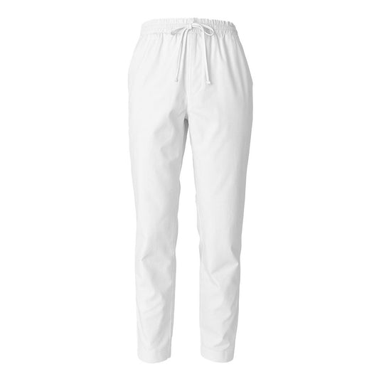 Alpha Studio Herrenhose aus weißer Baumwolle