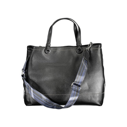 BYBLOS Schwarze Polyethylen-Damenhandtasche