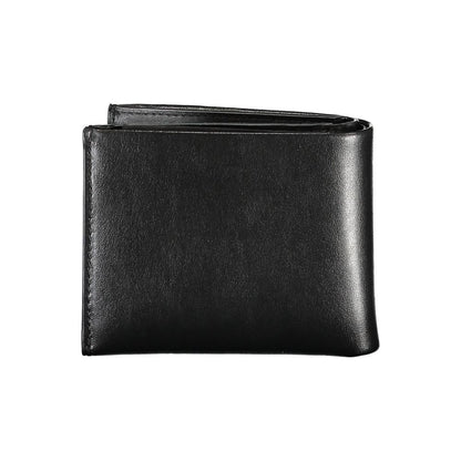 Calvin Klein Elegante schwarze Lederbrieftasche mit zwei Fächern