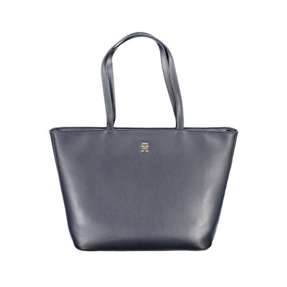 Tommy Hilfiger – Blaue Polyester-Handtasche