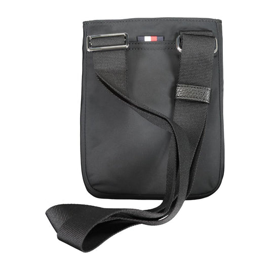 Tommy Hilfiger – Schwarze Polyester-Umhängetasche