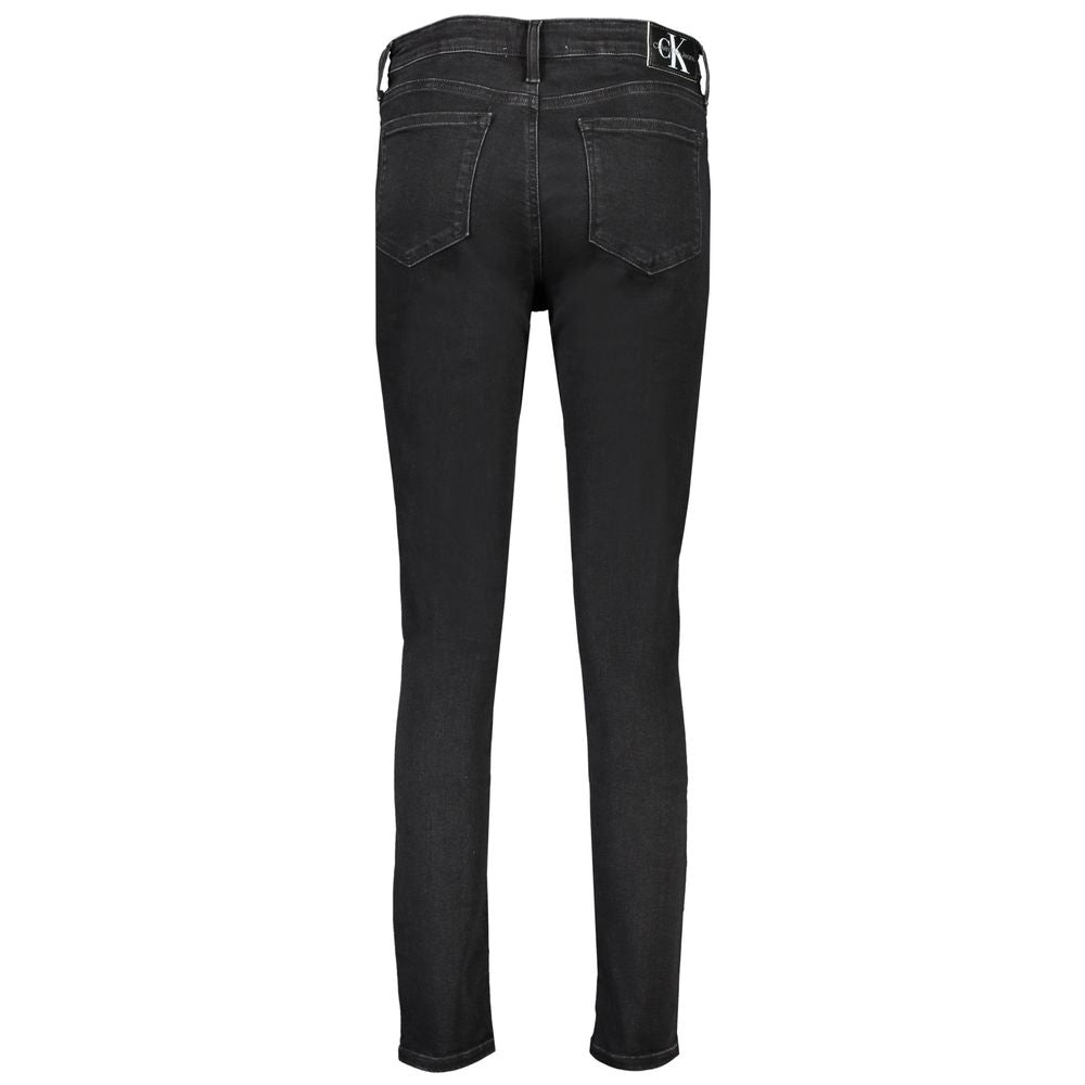 Calvin Klein – Schwarze Skinny-Jeans aus Baumwolle für Damen