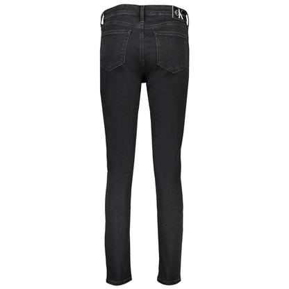 Calvin Klein – Schwarze Skinny-Jeans aus Baumwolle für Damen