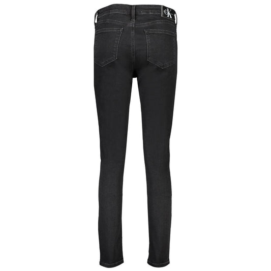 Calvin Klein – Schwarze Skinny-Jeans aus Baumwolle für Damen