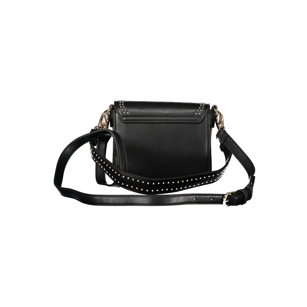 Mario Valentino Schwarze Polyethylen-Damenhandtasche
